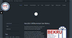 Desktop Screenshot of bekru-werke.de