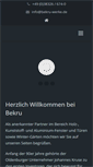 Mobile Screenshot of bekru-werke.de